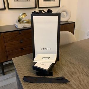 Gucci Gift Bag w/ Box and Small Gucci Dust Bag